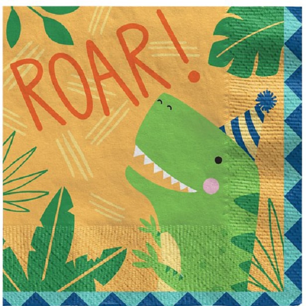 Immagine prodotto Amscan Dinosaure (16 x, 33 x 33 cm)