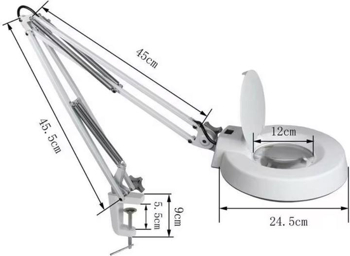 Produktbild Bate Lupe mit LED-Licht FX308 Weiss (Augenbrauen)