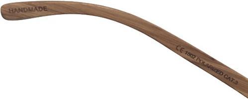 Produktbild Bekos Elegante Sonnenbrille mit Zebra-Holzbügel