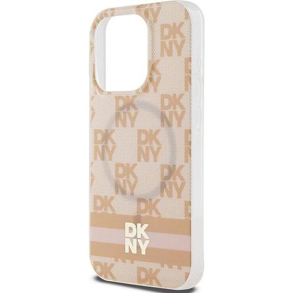 Thumbnail - DKNY DKHMP13XHCPTSP iPhone 13 Pro Max 6.7" różowy/pink hardcase IML Checkered Mono Pattern & Printed (Apple iPhone 13 Pr...