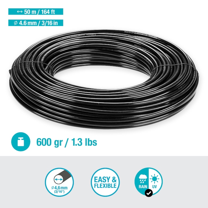 Actual product image Gardena Distribution pipe (3/16" x 50m) (Drip hose + drip tube)