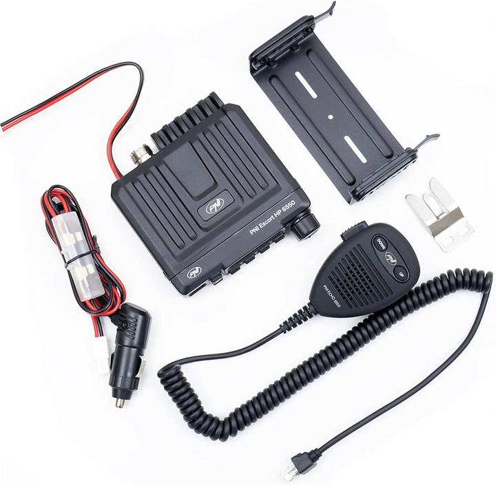 Productafbeelding PNI Escort HP 6550 CB radio met ingebouwde ECH01, multistandaard, 4 W, AM-FM, 12 V, ASQ, m