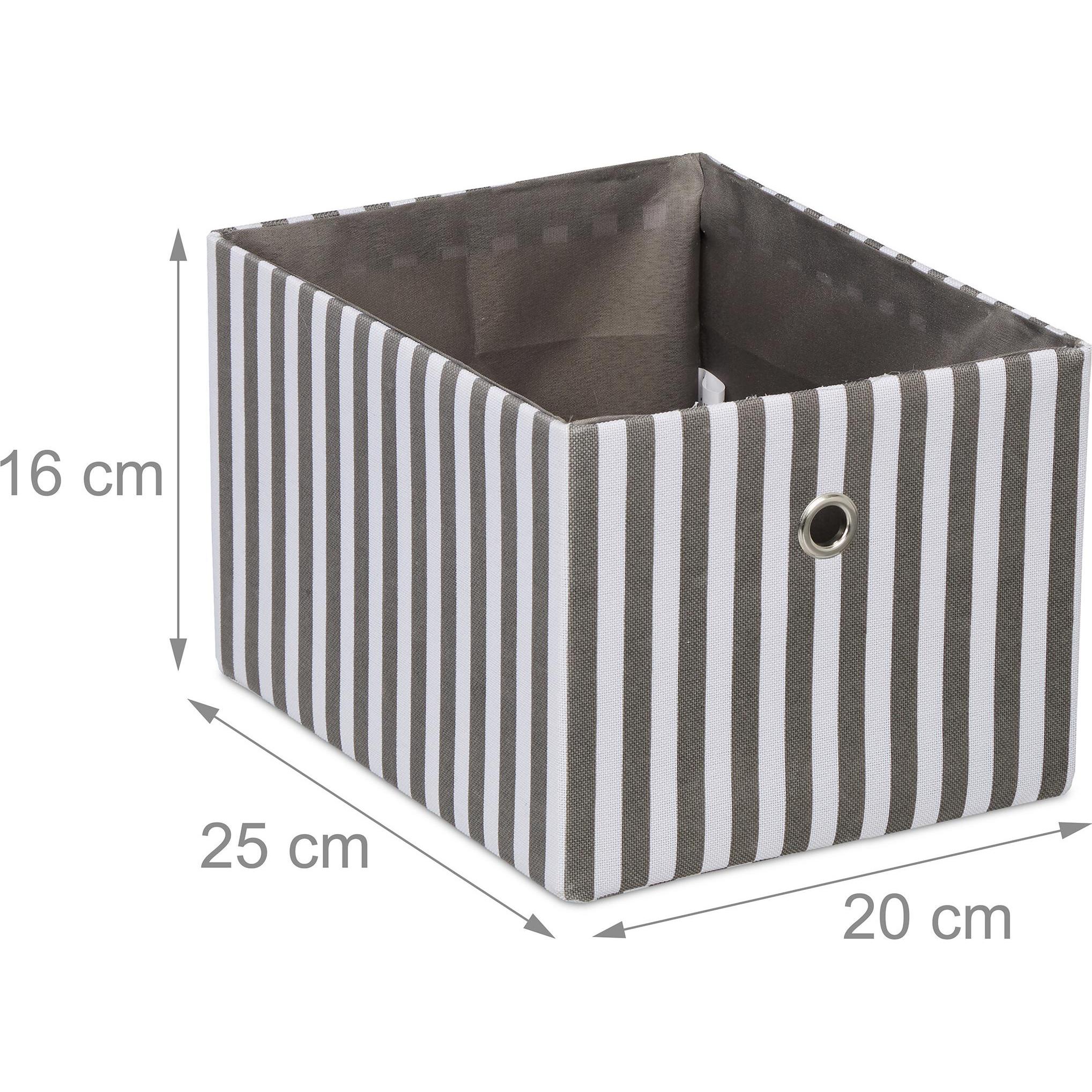 Thumbnail - Relaxdays, Aufbewahrungsbox, 2x Aufbewahrungsbox (20 x 25 x 16 cm, 7 l)