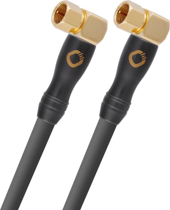 Oehlbach Transmission Shift S 90 1000 black 10m (120 dB, Satellite cable)