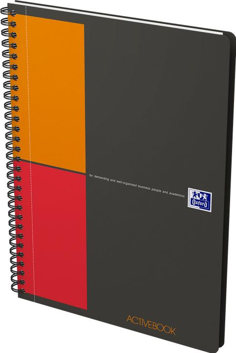 Actual product image Oxford International Activebook (B5, Checked, Soft cover)