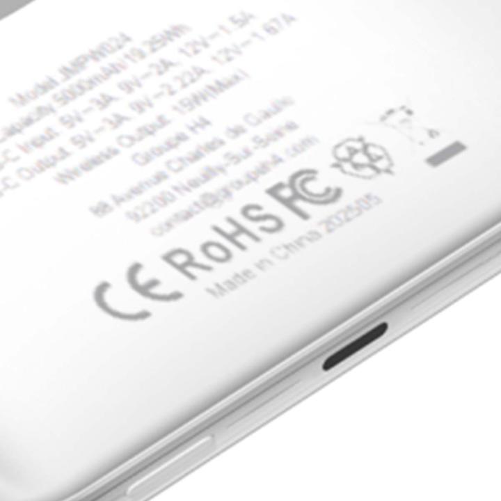 Image du produit Jaym Powerbank 5000mAh MagSafe 15W USB-C Stand (5000 mAh, 20 W, 18.50 Wh)