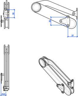 Produktbild Peka Metall Bremsklappenstütze maxi