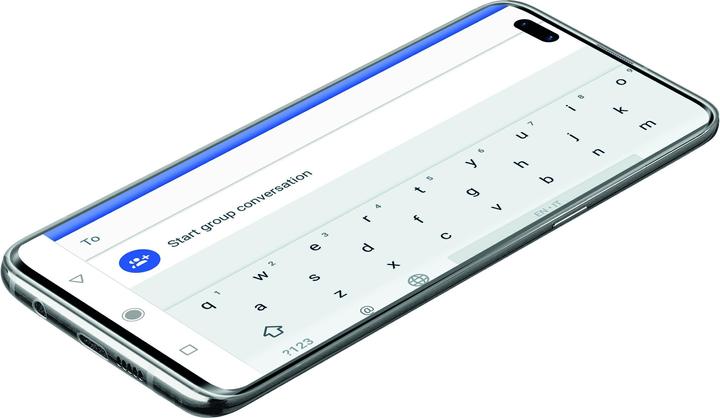 Actual product image Cellularline Capsule Screen Protector, Huawei P40 Lite E, Black (1 Piece, Huawei P40 Lite E)