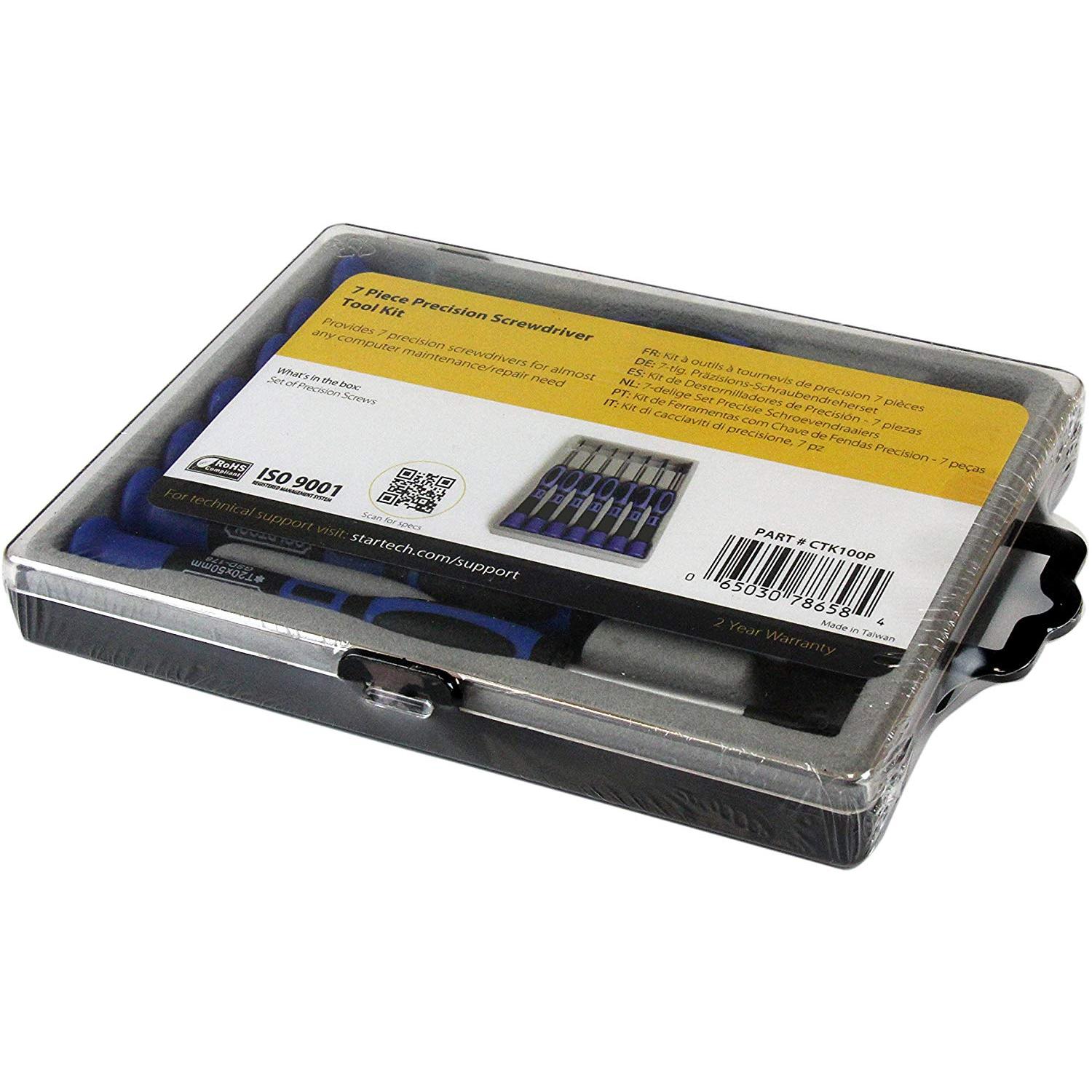 Thumbnail - StarTech, Schraubenzieher, 7 Piece Screwdriver Tool Kit (Kreuzschlitz, Schlitz, Torx (TX))