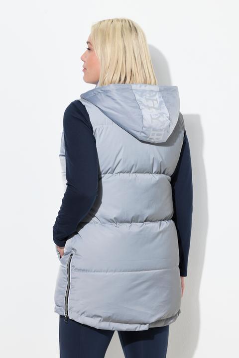 Produktbild Ulla Popken Long-Steppweste, wasserabweisend, Kapuze abnehmbar (46, 48)