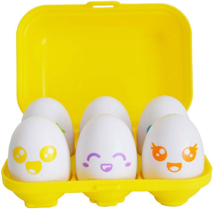 Actual product image Tomy Squeak eggs in box