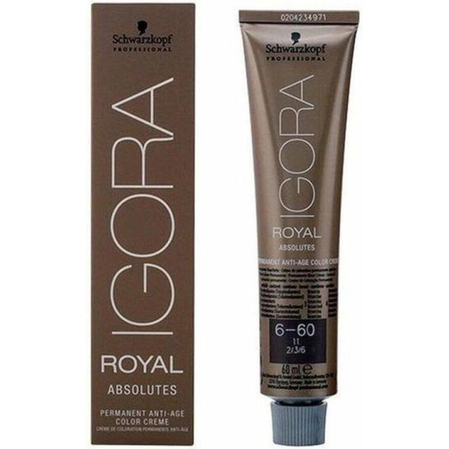 Thumbnail - Schwarzkopf Professional, Haarfarbe, Igora Royal Absolutes Age Blend (6-60 Dunkelblond Schoko Natur)