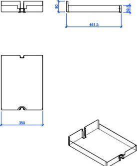 Produktbild Peka Metall Einhängetablar Liro (1 Stk.)