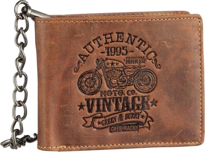 Immagine prodotto Greenburry Portafoglio vintage Cafe-Racer RFID in pelle 12 cm