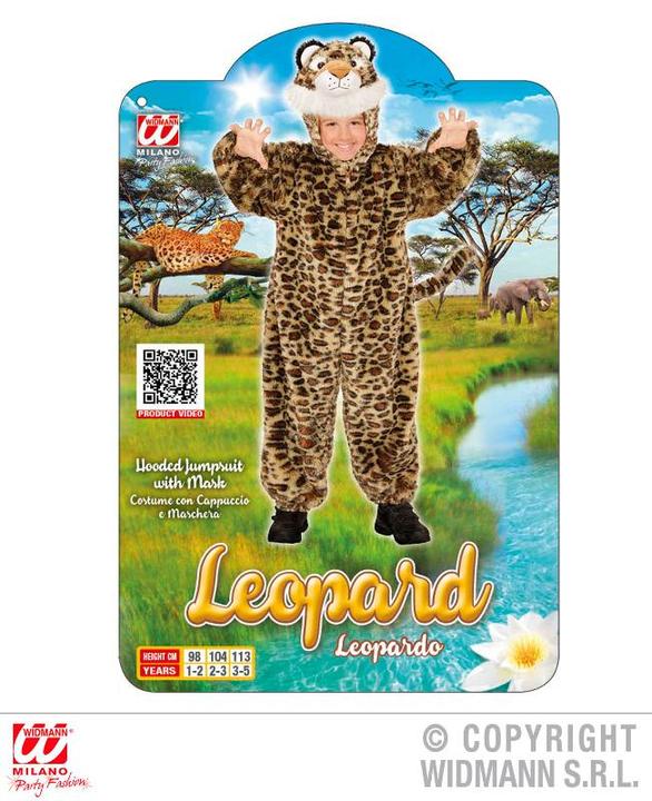 Produktbild Widmann Plüschleopard Kinderkostüm (98)