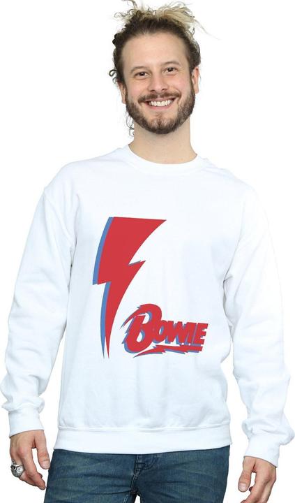 Immagine prodotto David Bowie Red Bolt Felpa Uomo (S)