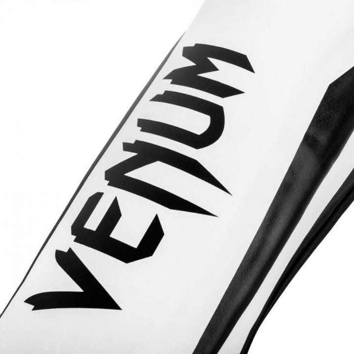 Actual product image Venum Elite Standup Shinguards-White/Black (L)