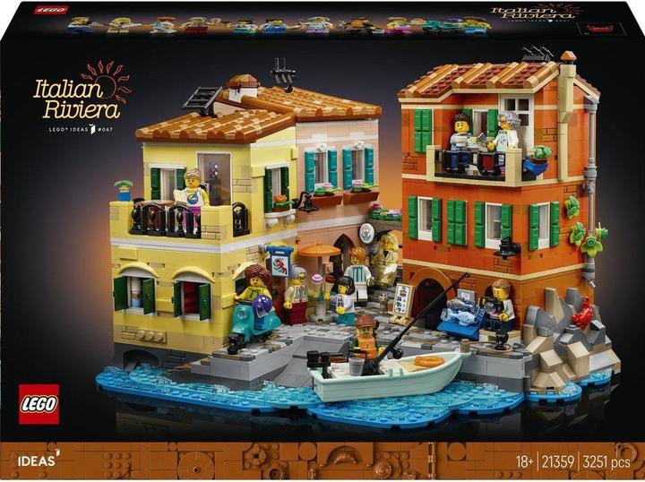 Actual product image LEGO The Italian Riviera (LEGO Ideas)