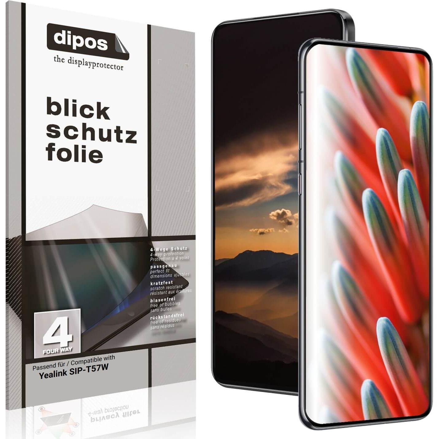Dipos Privacy Blickschutzfolie 4-Way, Telefon Zubehör