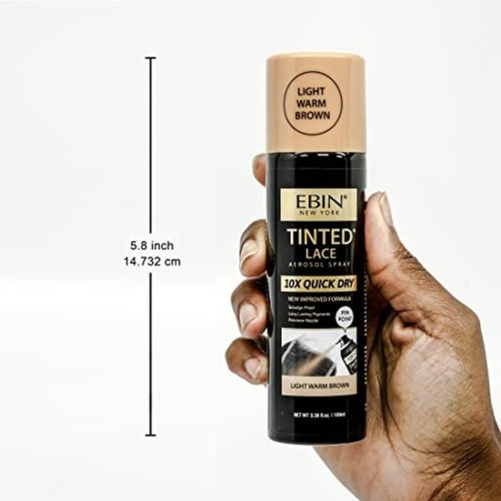 Immagine prodotto Ebin NEW YORK Spray colorato per pizzi e merletti 100ml Marrone chiaro e caldo (Marrone chiaro e caldo)