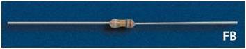 Actual product image Velleman Resistor Metalfilm 0.6W 5% 1K8