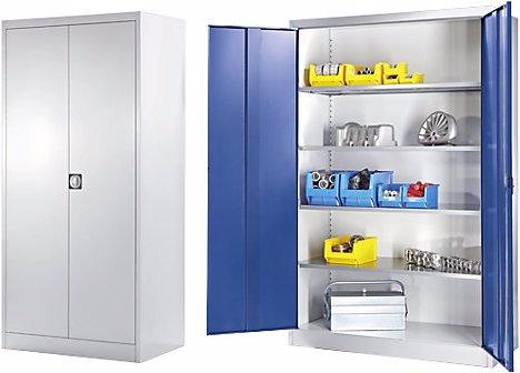 Produktbild Mauser Schwerlast-Flügeltürschrank (120 cm, 195 cm)