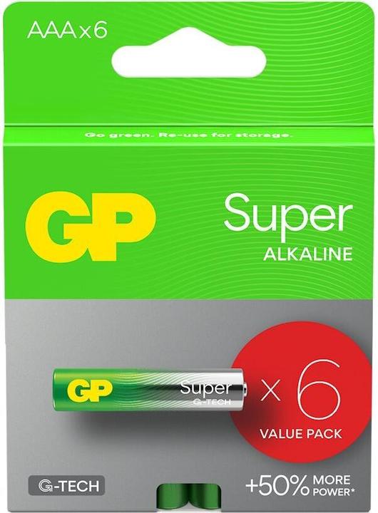 Produktbild Blow Batteries Super Alkaline AAA 1.5v 6pce (6 Stk., AAA)