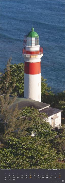 Produktbild Jean Guichard: Leuchttürme Vertical Kalender 2026 (24,5 x 69 cm)