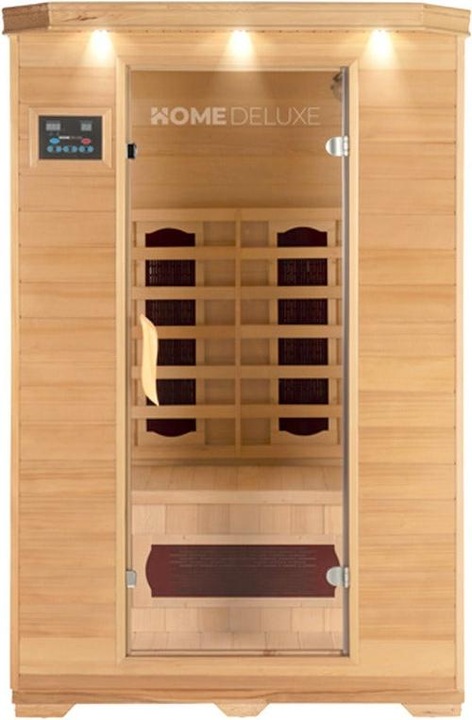 Produktbild Home Deluxe Infrarotkabine IKENNA M - 120x105cm für 2 Personen - Infarotkabine mit 1750 Watt