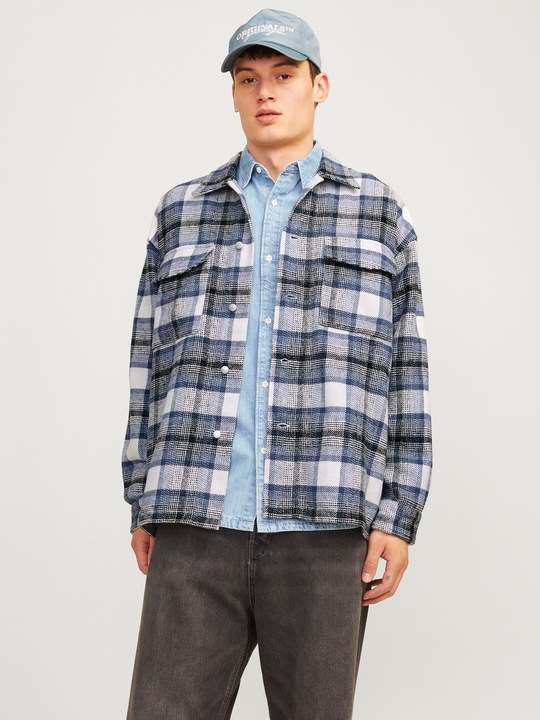 Image du produit Jack & Jones Jorvesterbro Check Overshirt Ls Sn (S)