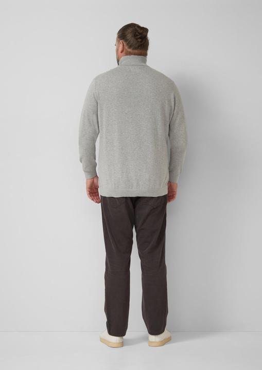 Produktbild s.Oliver Strickpullover Rollkragenpullover aus Baumwolle (3XL)