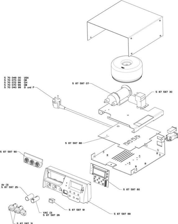 Produktbild Weller Erem Löt-/Entlötstation-Versorgungseinheit di