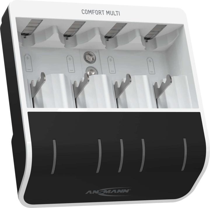 Image du produit Ansmann Multichargeur confort (4 pcs, C, D, AA, AAA, 800 mAh, Chargeurs sans batterie)