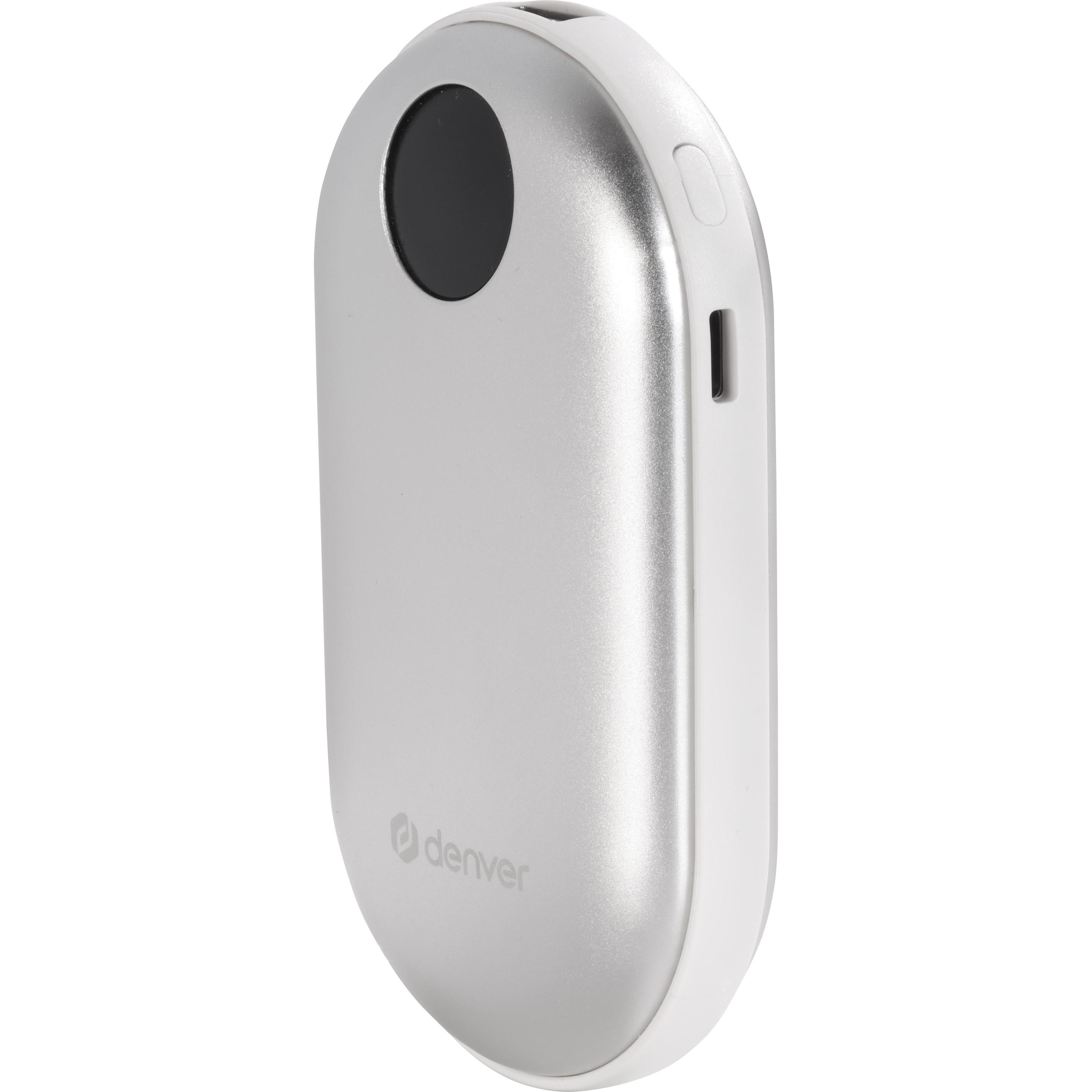Denver PBH-4003S Powerbank - Sølv - 4000 mAh (4000 mAh), Powerbank, Silber