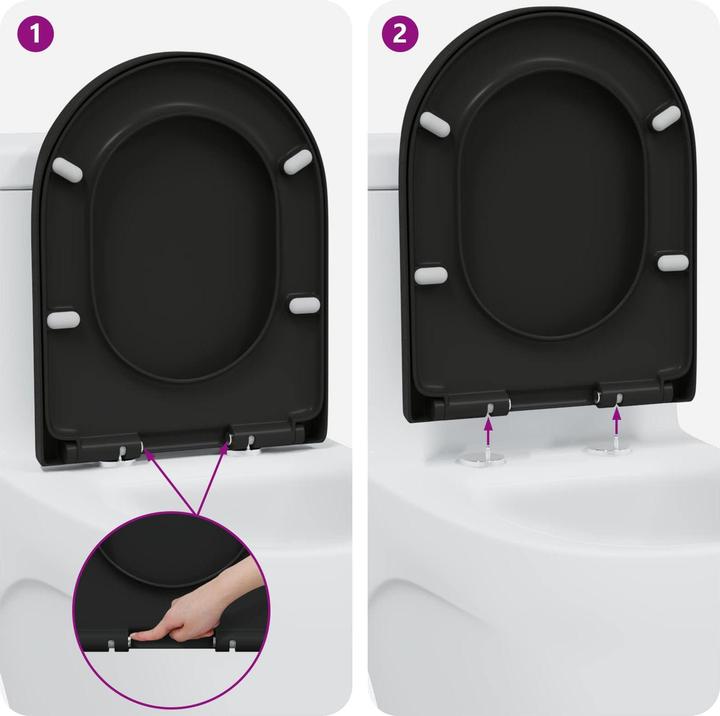 Produktbild vidaXL Toilettensitz