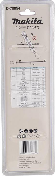 Produktbild Makita Feilenhalter mit Feile und Halter 4,5mm (335 mm)