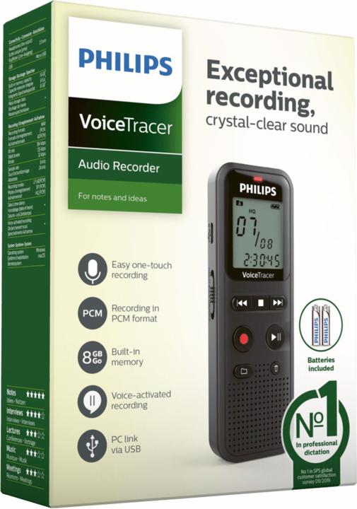 Actual product image Philips DVT 1160 (8 GB)