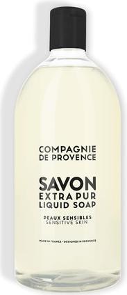 Actual product image La Compagnie de Provence COMPAGNIE DE PROVENCE - Liquid Marseille Soap Sensitive Skin Refill 1000 ml (refill, 1000 ml)