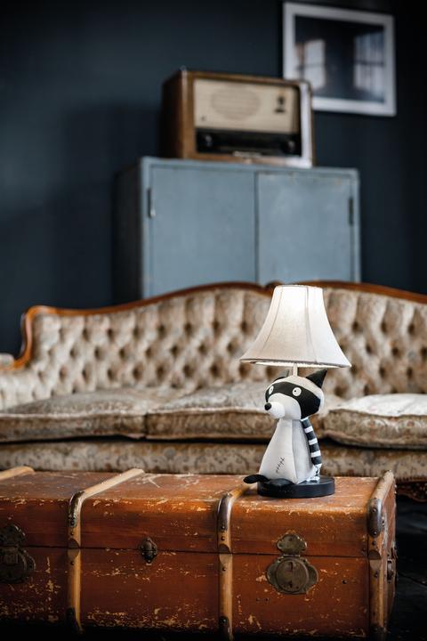 Actual product image Happy Lamps Ben the raccoon