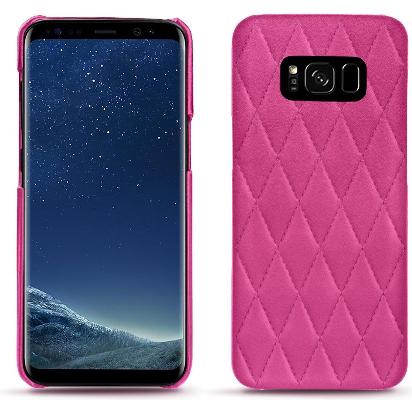 Noreve Lederschutzhülle (Samsung Galaxy S8+), Smartphone Hülle, Rosa