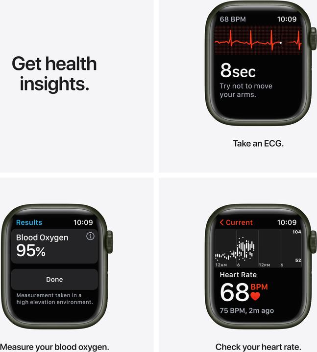 Produktbild Apple Watch Series 7 (41 mm, nur WLAN)