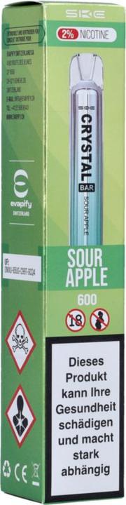 Produktbild SKE Crystal on the go - Sour Apple (Frische)