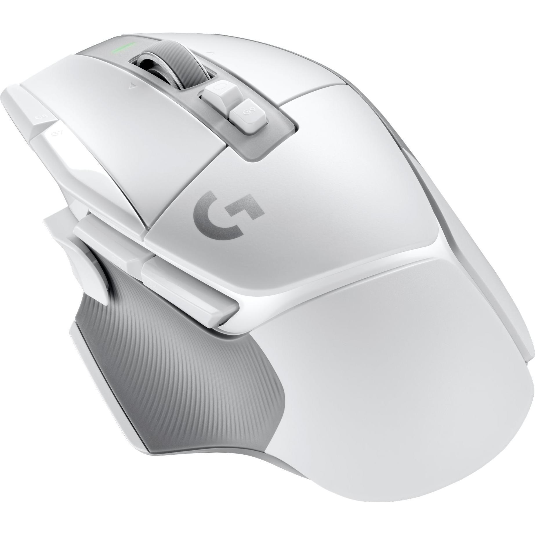 Logitech G G502 X Lightspeed (Kabellos), Maus, Weiss