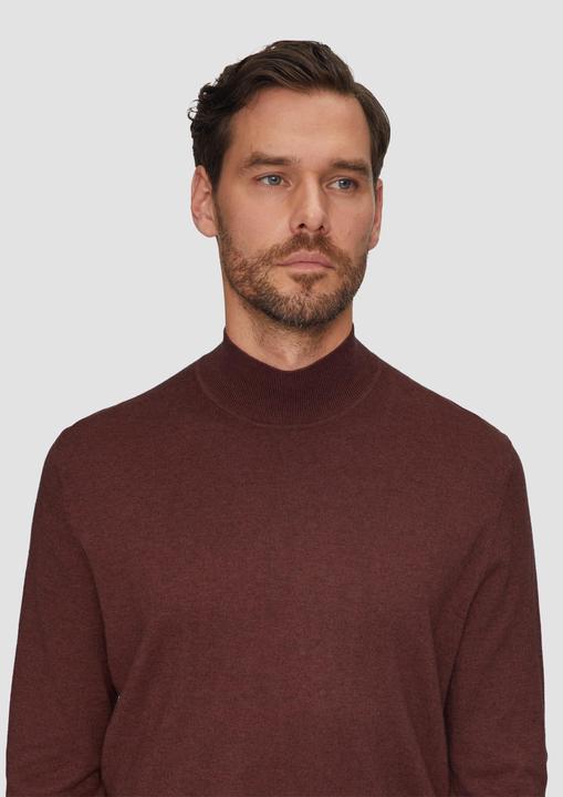 Produktbild S.Oliver Strickpullover Softer Turtleneckpullover aus Baumwoll-Merino-Mix (M)