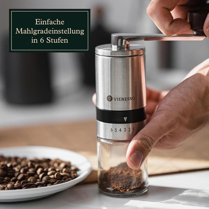 Produktbild Vienesso Manuelle Kaffeemühle mit Keramikmahlwerk