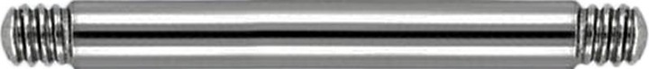 Produktbild Star Piercing Barbell-Stab silber (ohne Messing, Titan G23)