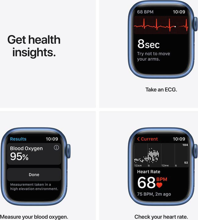 Productafbeelding Apple Horloge Serie 7 (41 mm, 4G)