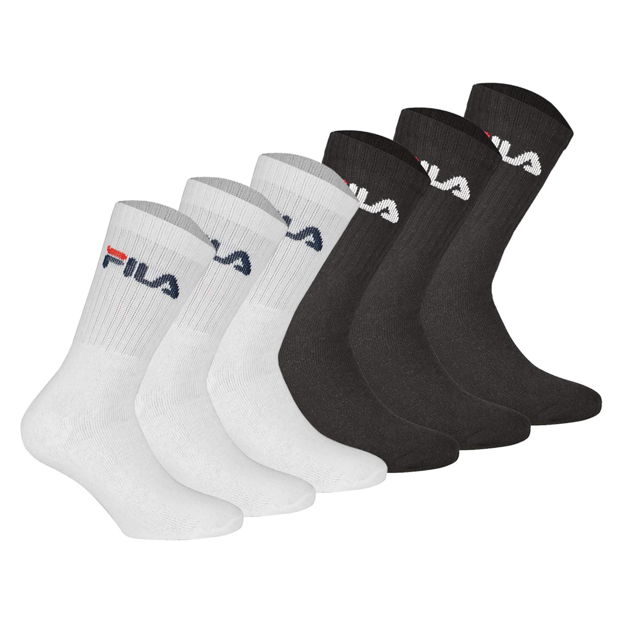 Fila, Socken, Socken Sportlich Stretch, Mehrfarbig, (6er Pack, 39 - 42)