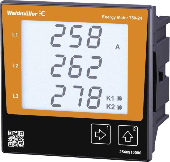 Produktbild Weidmüller Messgerät Modbus RTU/TCP