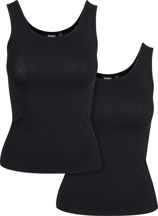 Produktbild Urban Classics Ladies 2-Pack Basic Stretch Top (4XL)